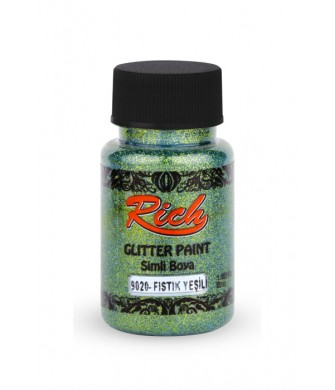 GLITTER PAİNT SİM BOYA YAPRAK  YEŞİLİ