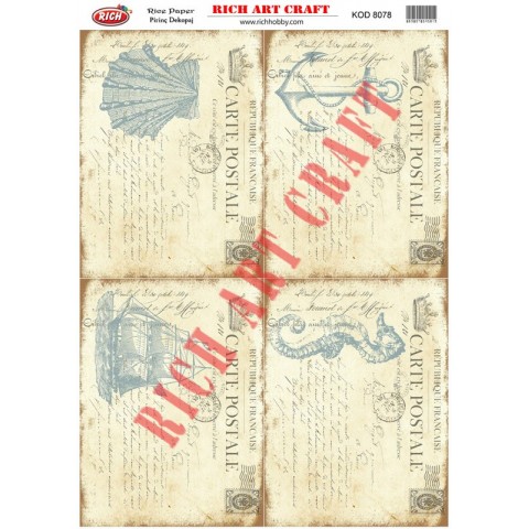 RİCH PİRİNÇ DEKOPAJ KAĞIDI KOD:8078