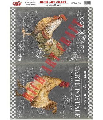 RİCH PİRİNÇ DEKOPAJ KAĞIDI KOD:8179