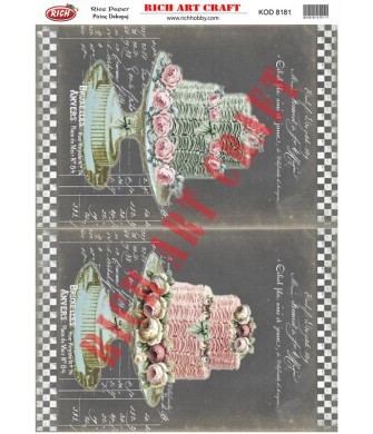 RİCH PİRİNÇ DEKOPAJ KAĞIDI KOD:8181