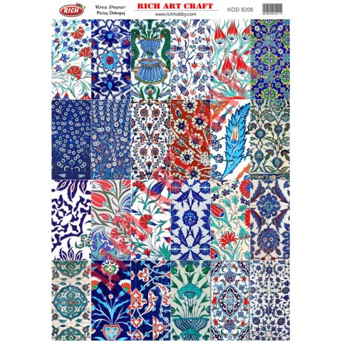 RİCH PİRİNÇ DEKOPAJ KAĞIDI KOD:8206