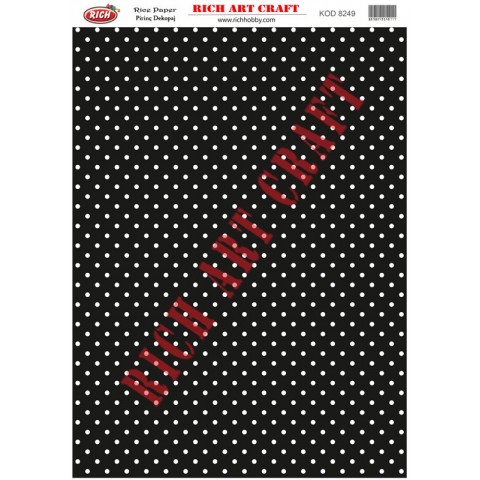 RİCH PİRİNÇ DEKOPAJ KAĞIDI KOD:8249
