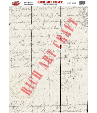RİCH PİRİNÇ DEKOPAJ KAĞIDI KOD:8268