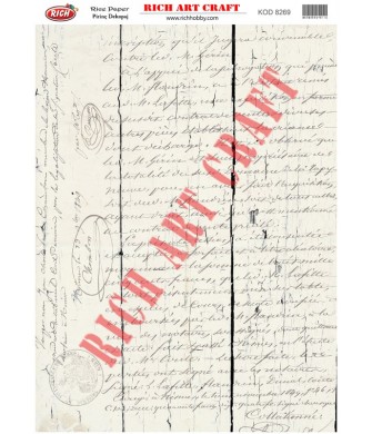 RİCH PİRİNÇ DEKOPAJ KAĞIDI KOD:8269