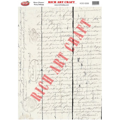RİCH PİRİNÇ DEKOPAJ KAĞIDI KOD:8269