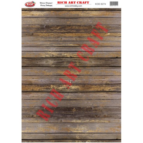 RİCH PİRİNÇ DEKOPAJ KAĞIDI KOD:8274