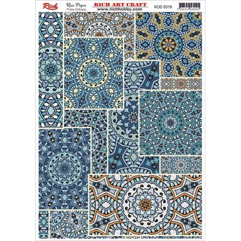 RİCH PİRİNÇ DEKOPAJ KAĞIDI KOD:8319