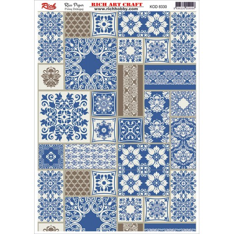 RİCH PİRİNÇ DEKOPAJ KAĞIDI KOD:8330