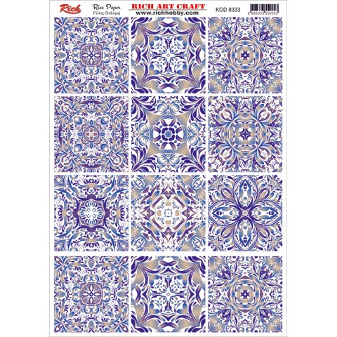 RİCH PİRİNÇ DEKOPAJ KAĞIDI KOD:8333