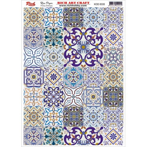 RİCH PİRİNÇ DEKOPAJ KAĞIDI KOD:8335