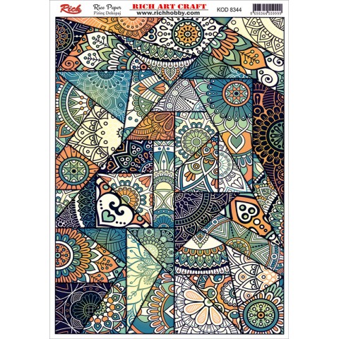RİCH PİRİNÇ DEKOPAJ KAĞIDI KOD:8344