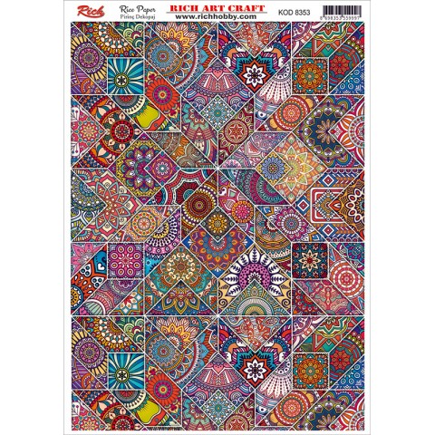 RİCH PİRİNÇ DEKOPAJ KAĞIDI KOD:8353