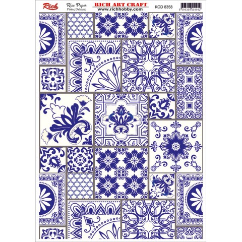 RİCH PİRİNÇ DEKOPAJ KAĞIDI KOD:8358