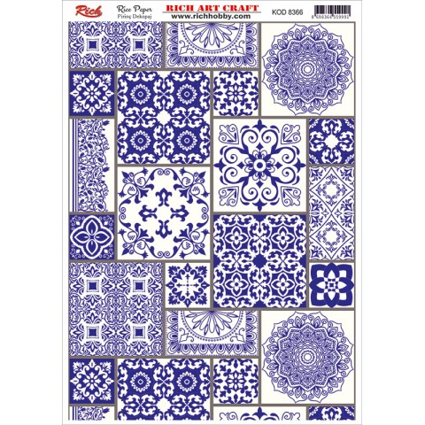 RİCH PİRİNÇ DEKOPAJ KAĞIDI KOD:8366
