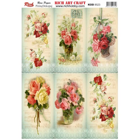 RİCH PİRİNÇ DEKOPAJ KAĞIDI KOD:8523