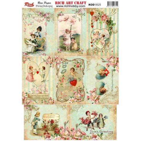 RİCH PİRİNÇ DEKOPAJ KAĞIDI KOD:8525