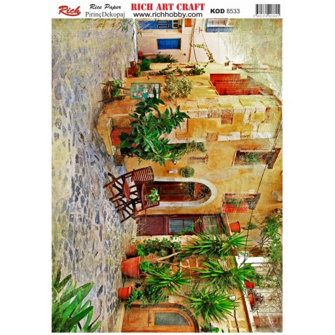 RİCH PİRİNÇ DEKOPAJ KAĞIDI KOD:8533