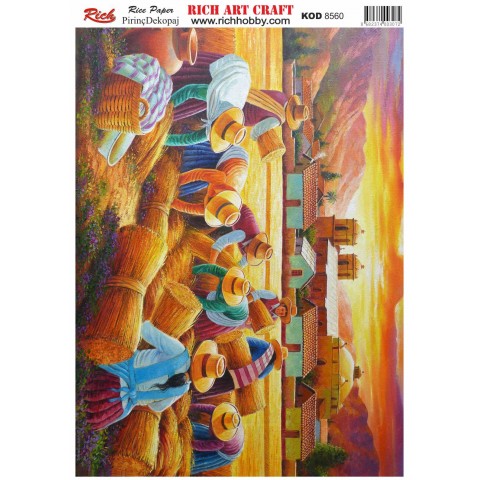 RİCH PİRİNÇ DEKOPAJ KAĞIDI KOD:8560