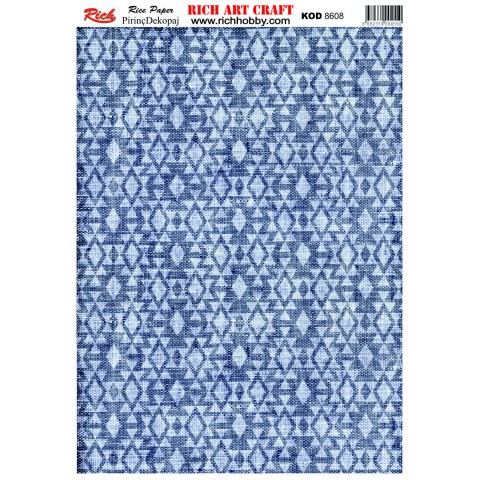 RİCH PİRİNÇ DEKOPAJ KAĞIDI KOD:8608