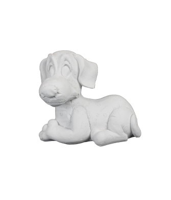 YATAN DESENLİ KÖPEK(19X21CM)