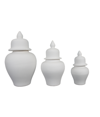 ÜÇLÜ SERAMİK KÜÇÜK ŞAH KÜP SET(24X12-18X9-14X7CM)