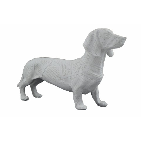 GAZETE DESENLİ KÖPEK 42X22 CM