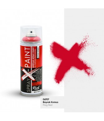 SPRAY X PAINT 400 ML BAYRAK KIRMIZI