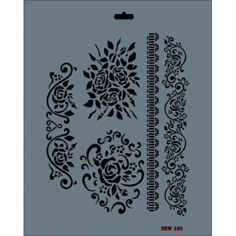 STENCIL NEW SERİ X-LARGE  102