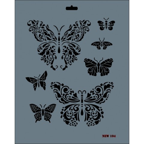 STENCIL NEW SERİ X-LARGE  104