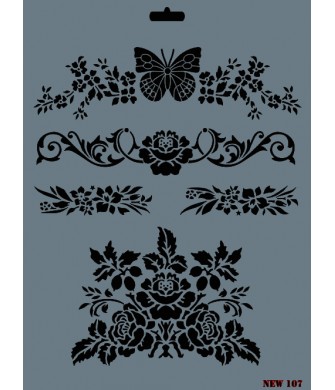 STENCIL NEW SERİ X-LARGE  107