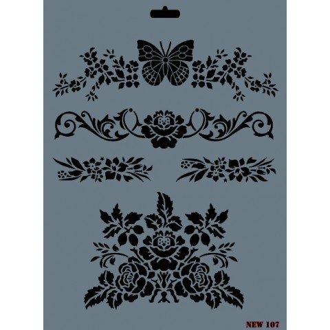 STENCIL NEW SERİ X-LARGE  107