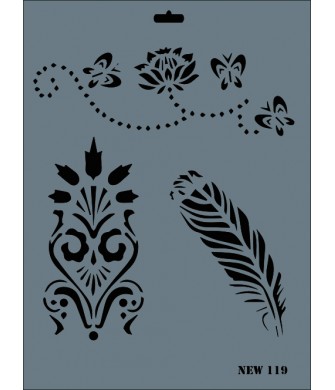 STENCIL NEW SERİ X-LARGE  119