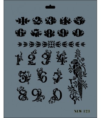 STENCIL NEW SERİ X-LARGE  123