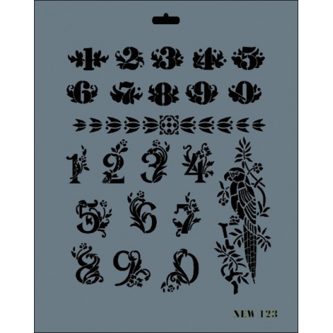 STENCIL NEW SERİ X-LARGE  123