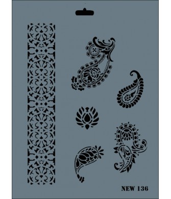 STENCIL NEW SERİ X-LARGE  136