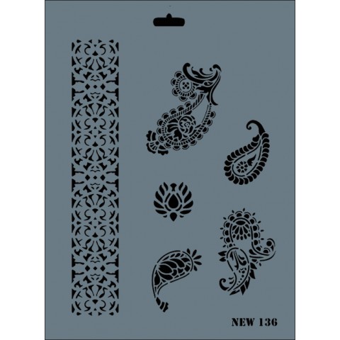 STENCIL NEW SERİ X-LARGE  136