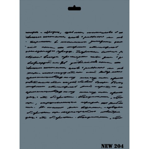 STENCIL NEW SERİ X-LARGE  204