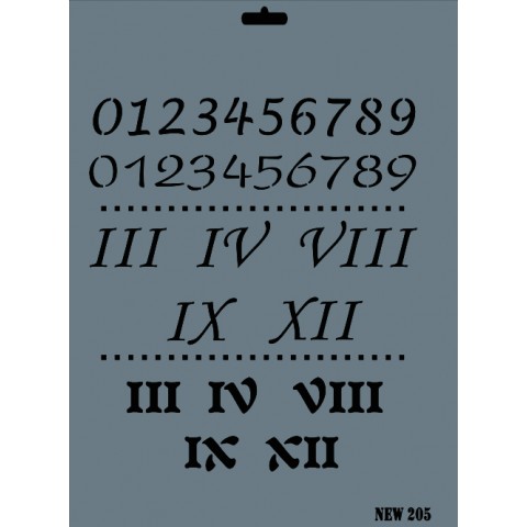 STENCIL NEW SERİ X-LARGE  205