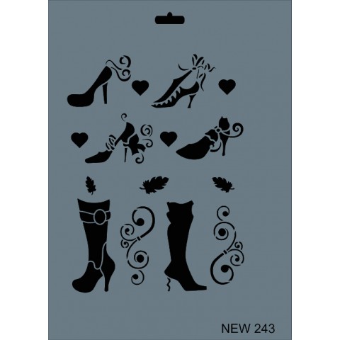 STENCIL NEW SERİ X-LARGE  243