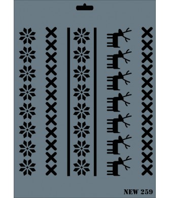 STENCIL NEW SERİ X-LARGE  259