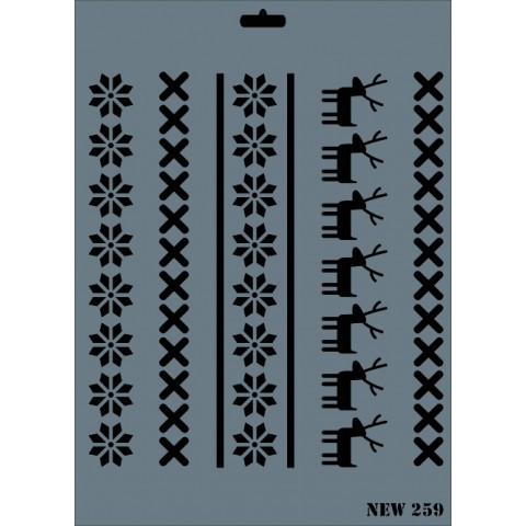 STENCIL NEW SERİ X-LARGE  259