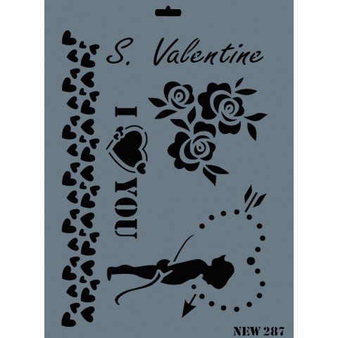 STENCIL NEW SERİ X-LARGE  287