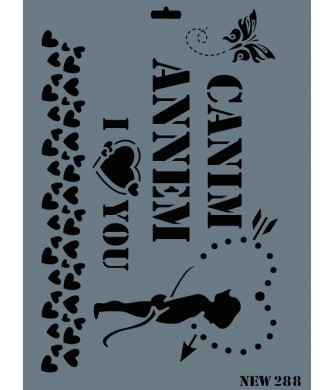 STENCIL NEW SERİ X-LARGE  288