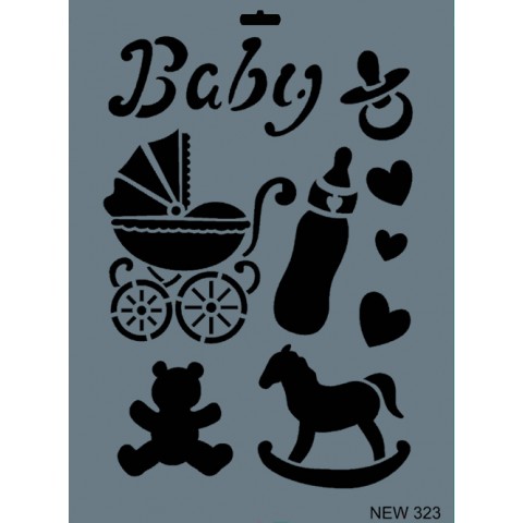 STENCIL NEW SERİ X-LARGE  323