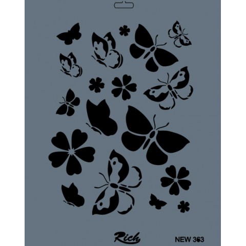 STENCIL NEW SERİ X-LARGE  363