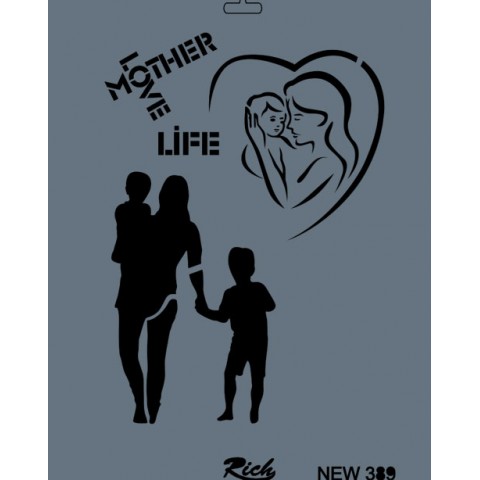 STENCIL NEW SERİ X-LARGE  389