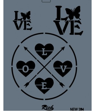 STENCIL NEW SERİ X-LARGE  394