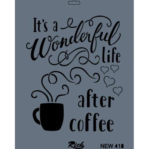 STENCIL NEW SERİ X-LARGE  418