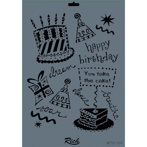 STENCIL NEW SERİ X-LARGE  424