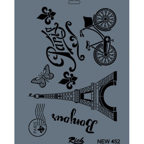 STENCIL NEW SERİ X-LARGE  452